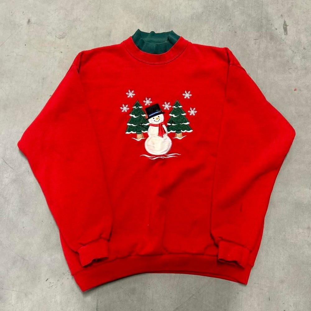 Vintage Snowman‎ Christmas Crewneck